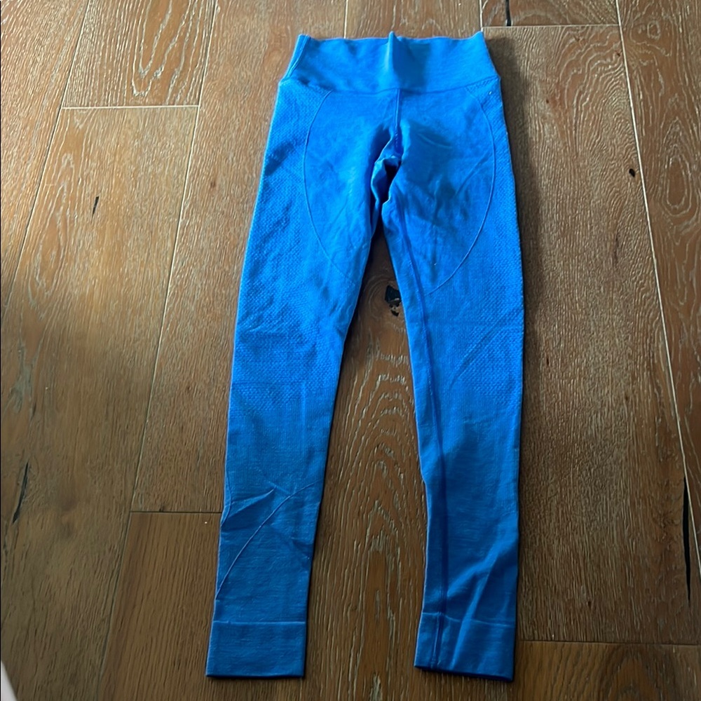 Lululemon Athletica Blue Leggings Full-Length (rip in back- shown in picture)